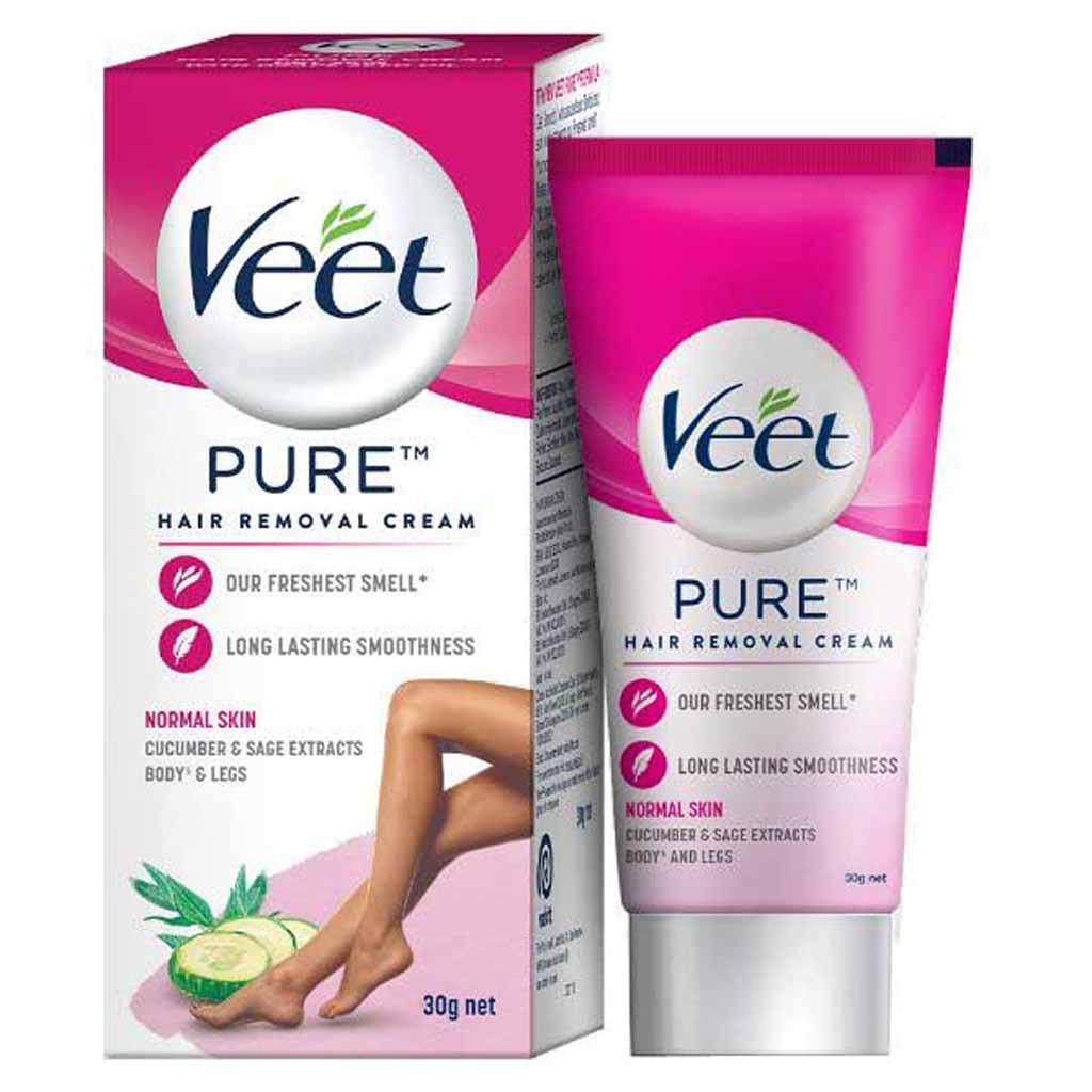 Veet, Normal Skin Hair Removal Cream, Removes hair smoothly and hydrates skin, 100 ml