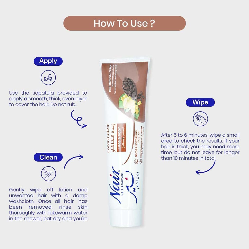 Nair Hair Removal Cream With Natural Cocoa Butter 110ml