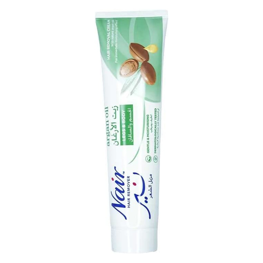 Nair, Hair Remover with Argan Oil, Nourishing hair removal cream with argan oil, 110ml