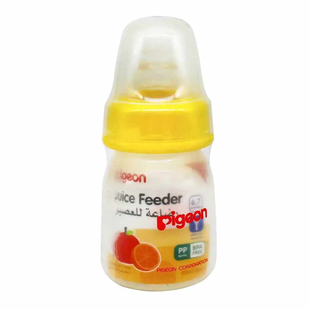 Pigeon, Plastic Bottle Clear Cap Slim Neck, Compact feeding bottle for newborns, 50 ml