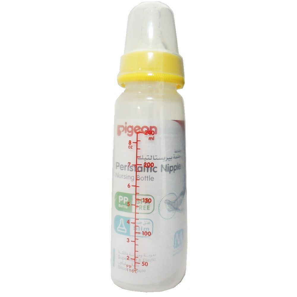 Pigeon, KPP Standard Neck Nursing Bottle, Comfortable feeding bottle with standard neck, 240 ml
