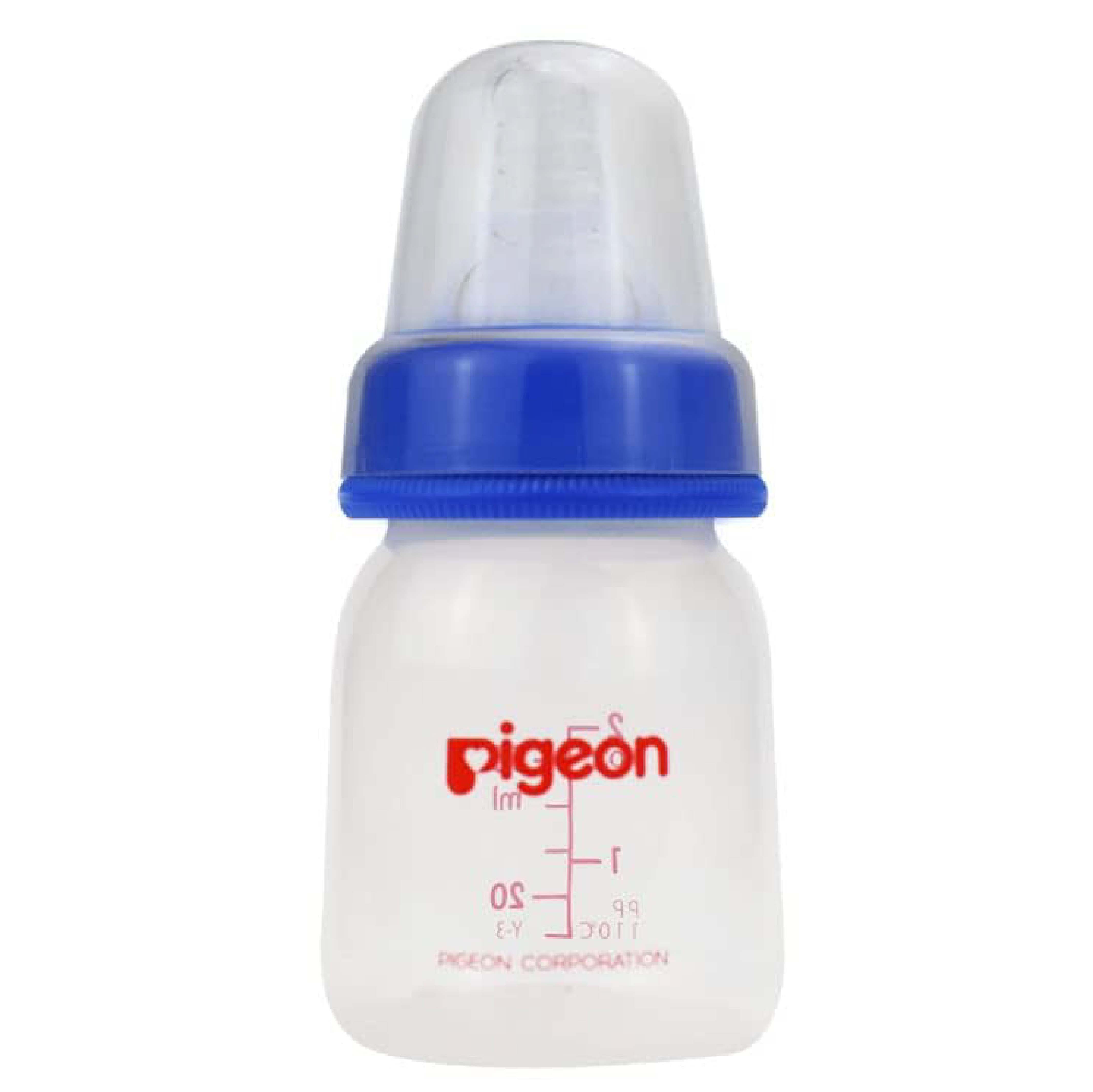 Pigeon, Decorated plastic feeding bottle, Animal design with slim neck for easy feeding, 50 ml