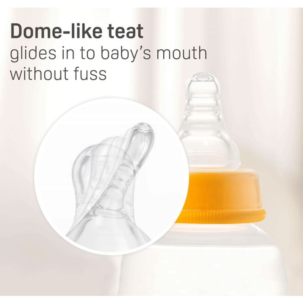 Pigeon, Flexible Silicone Nipple Size M, Soft flexible nipple for 4+ months babies