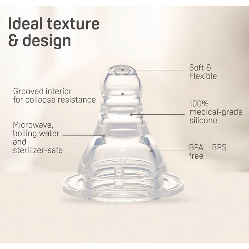 Pigeon, Softouch Glass Baby Bottle, Durable glass baby feeding bottle, 240ml