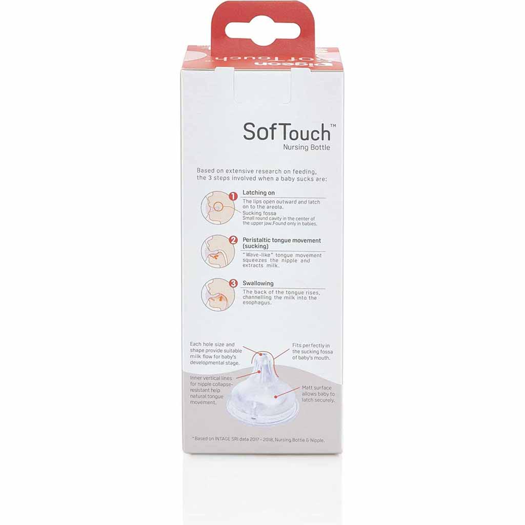 Pigeon Softouch Plastic Bottle, 160 Ml (Wide Neck)
