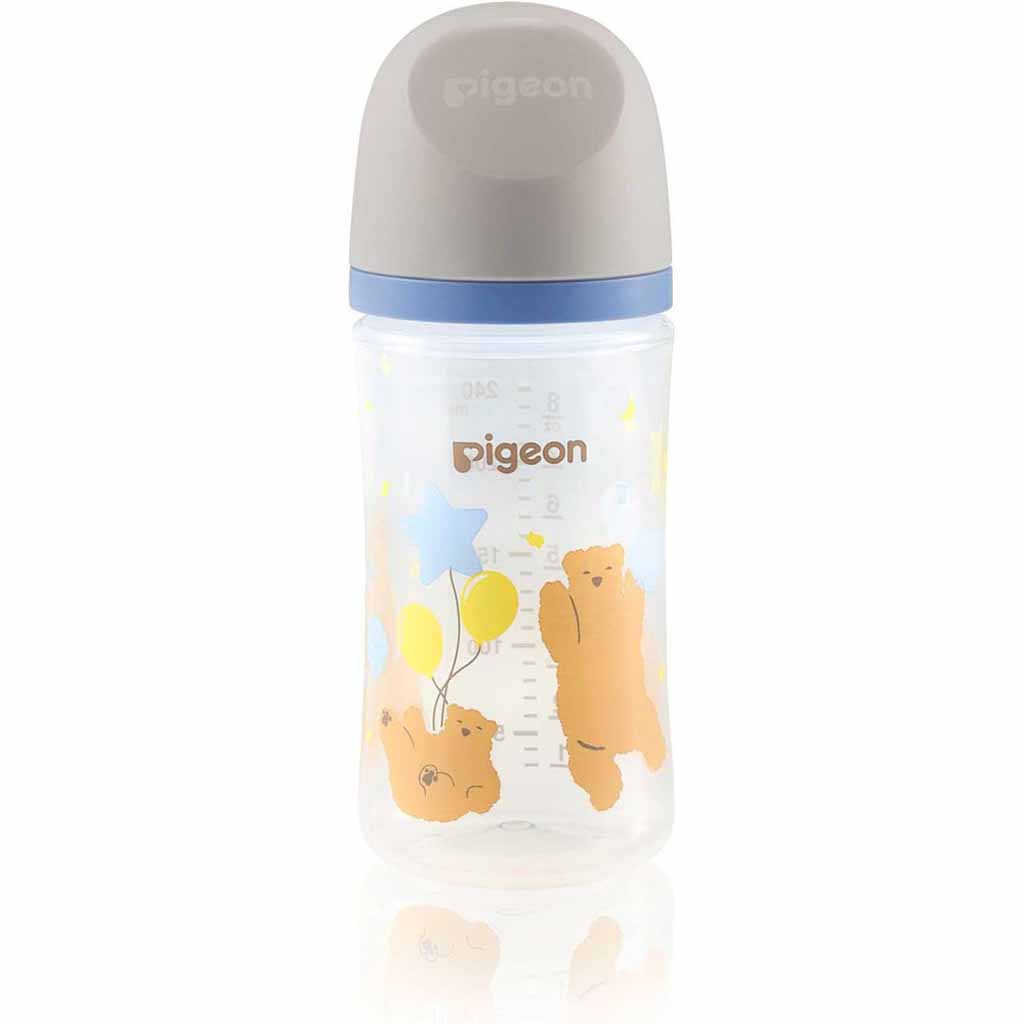 Pigeon Softouch Plastic Bottle, 240 Ml (Wide Neck)