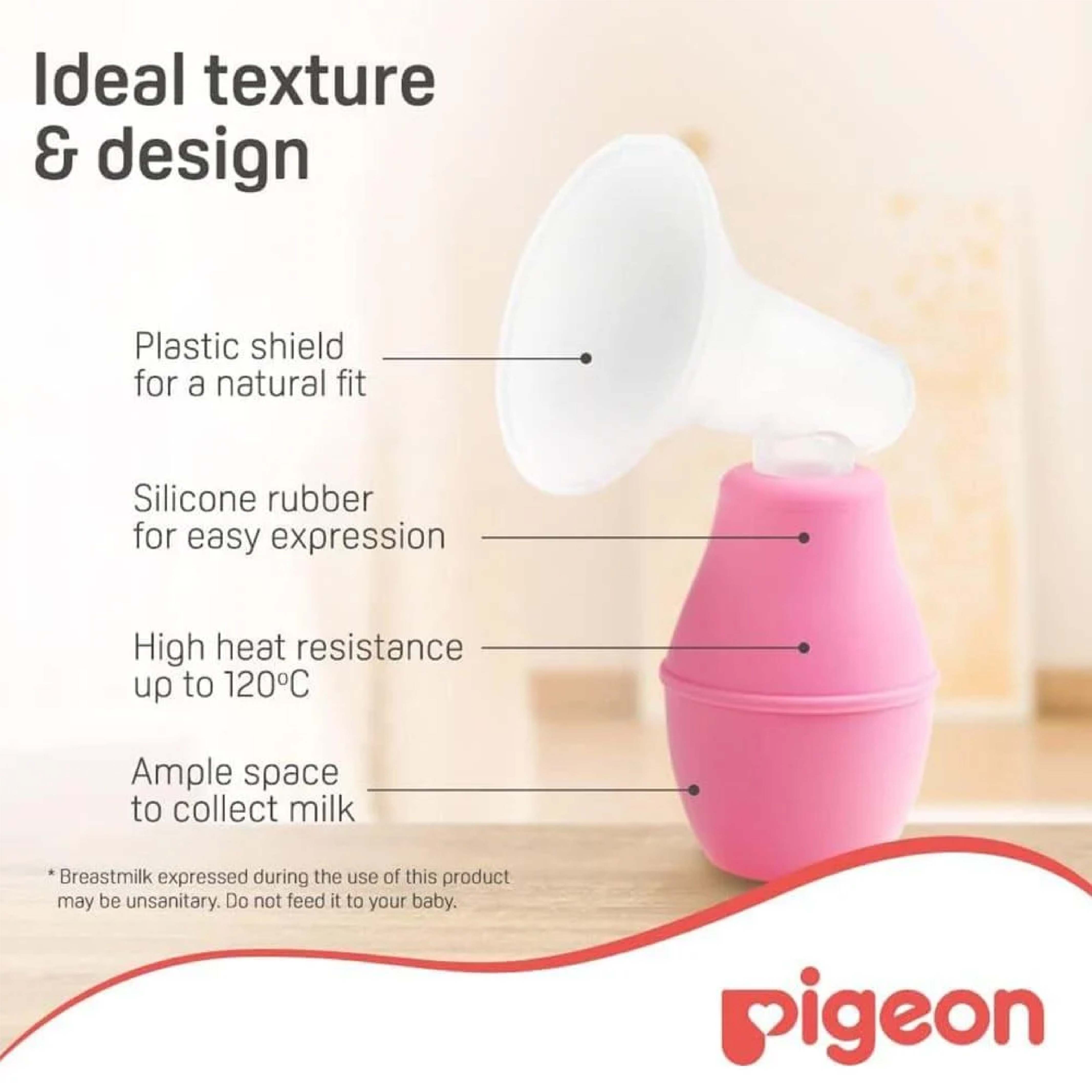 Pigeon, Breast pump plastic, Manual pump for comfortable milk expression