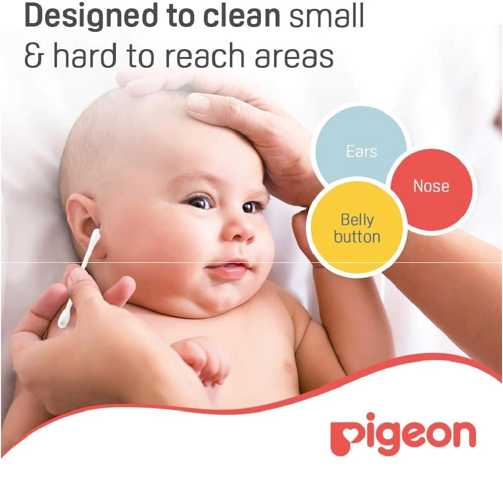 Pigeon Cotton Swabs 200Pcs/Hinged (K873)