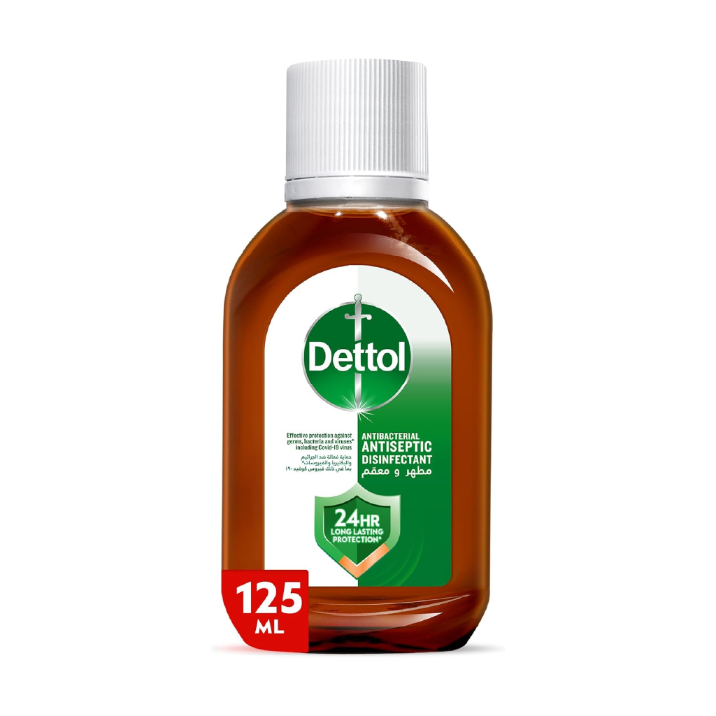 Dettol, Antiseptic Liquid, Effective antibacterial antiseptic for wound care, 125 ml