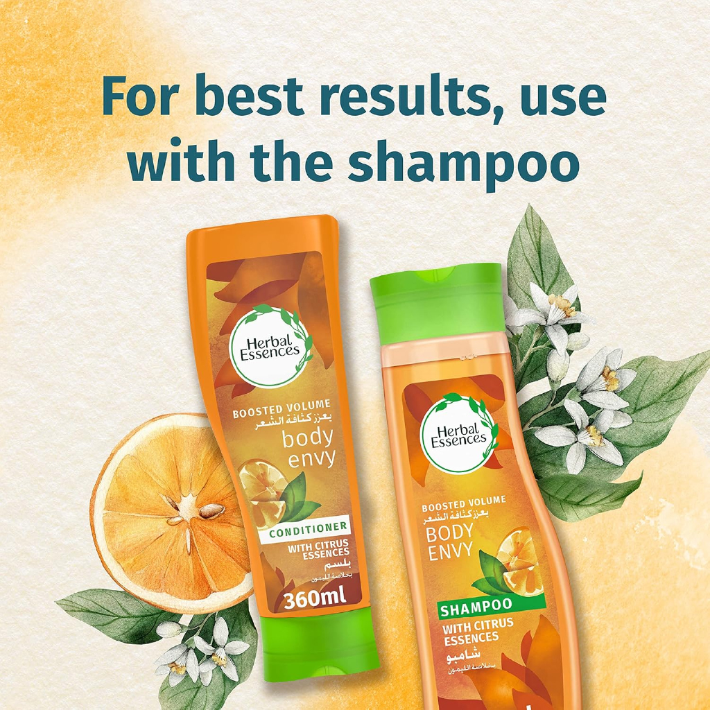 Herbal Essences, Body Envy Conditioner, Volumizing conditioner for thick hair, 360ml
