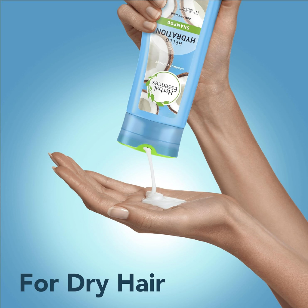 Herbal Essences, Hello Hydration Shampoo, Hydrating shampoo for dry hair, 400ml