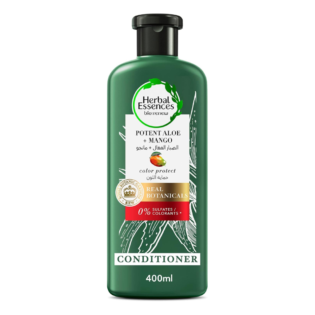 Herbal Essences, Aloe & Mango Conditioner, Hydrating and smoothing hair conditioner, 400ml