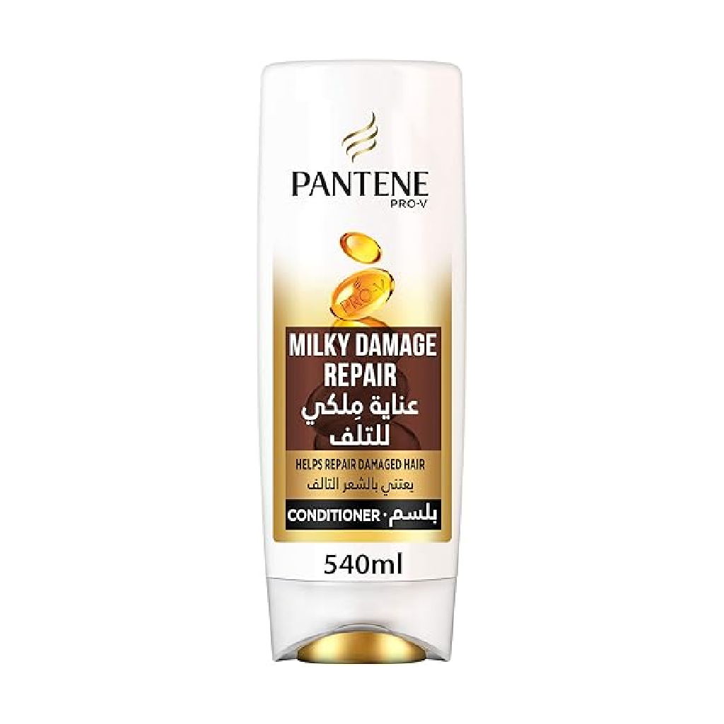 Pantene, Milky Damage Repair Conditioner, Nourishing conditioner for damaged hair repair, 540ml