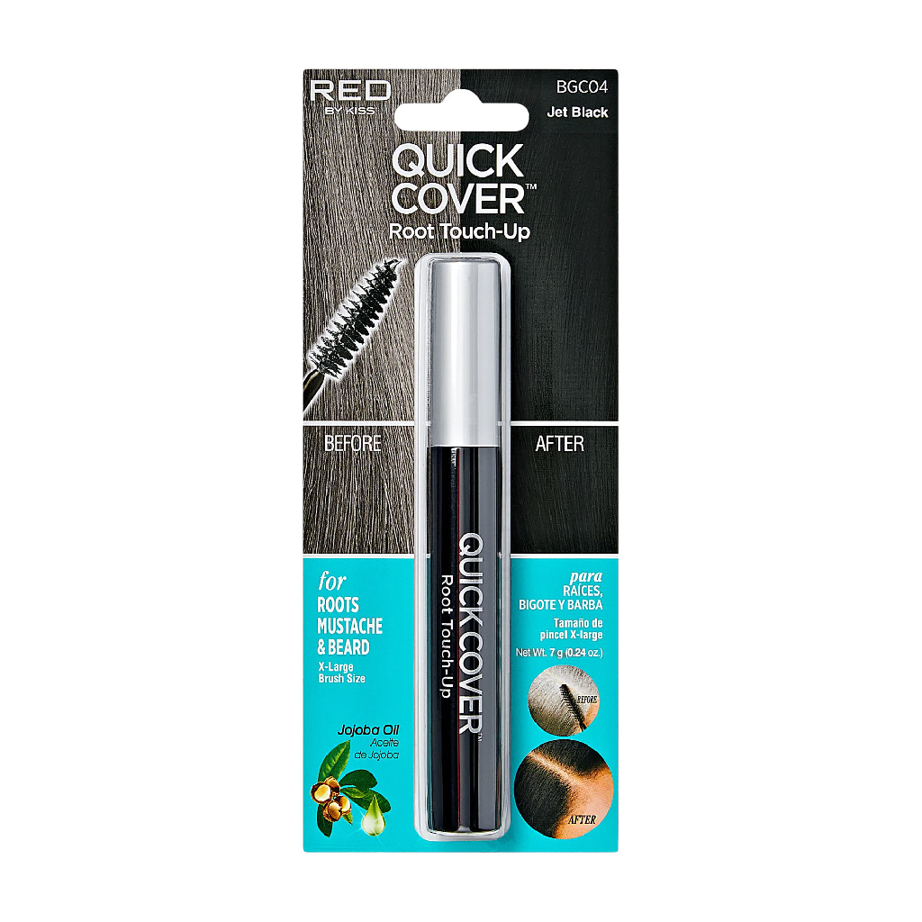 Kiss, Temporary Brush Jet Black, Precision makeup brush for temporary use