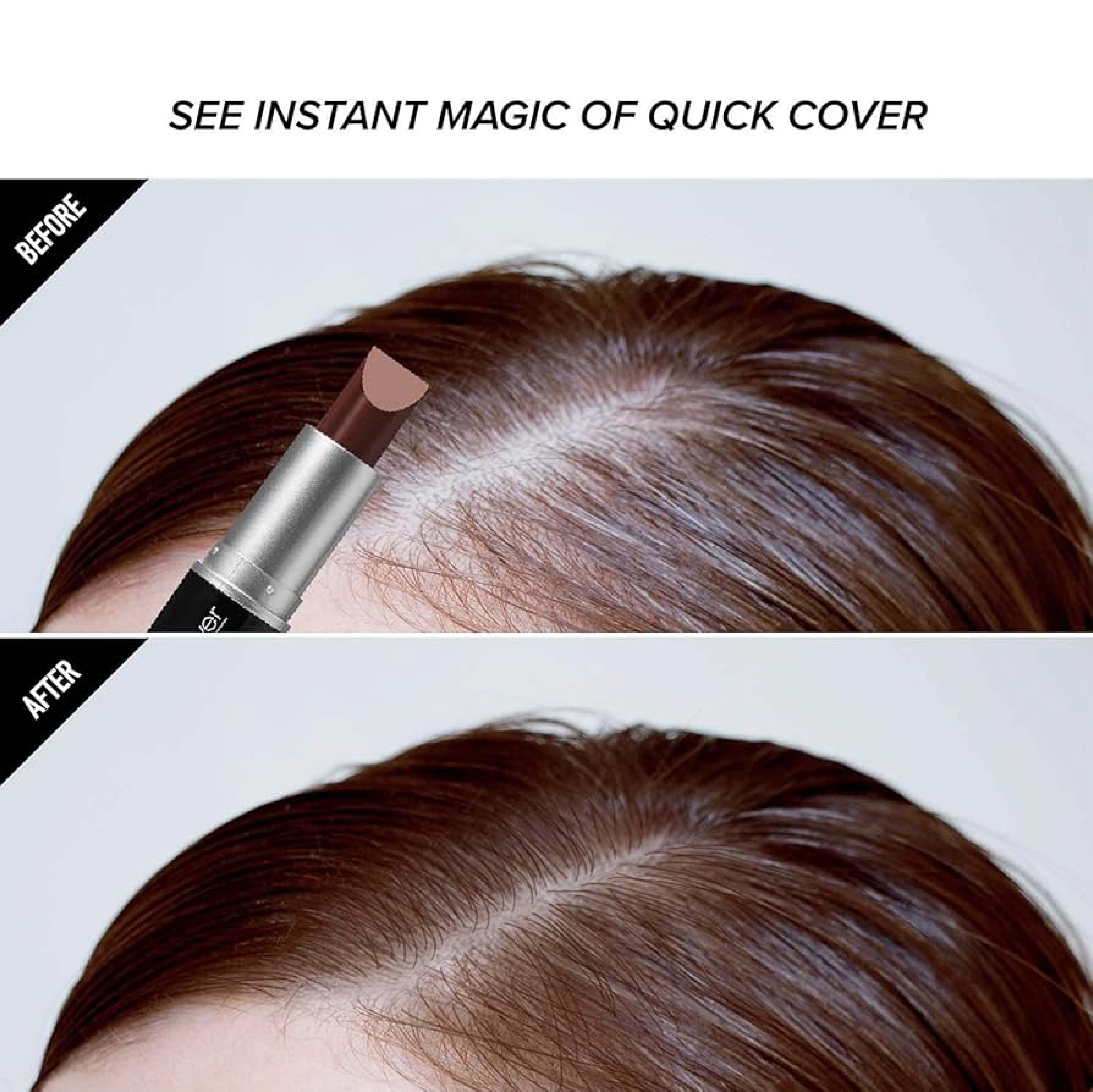 Kiss, Temporary Brush Natural Dark Brown, Temporary makeup brush for precise application