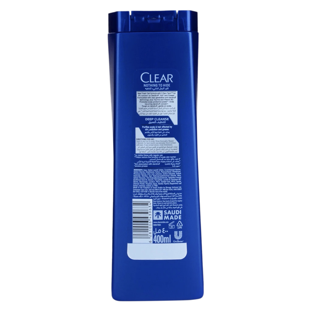 Clear Shampoo Dep Clns L4l 12 ml