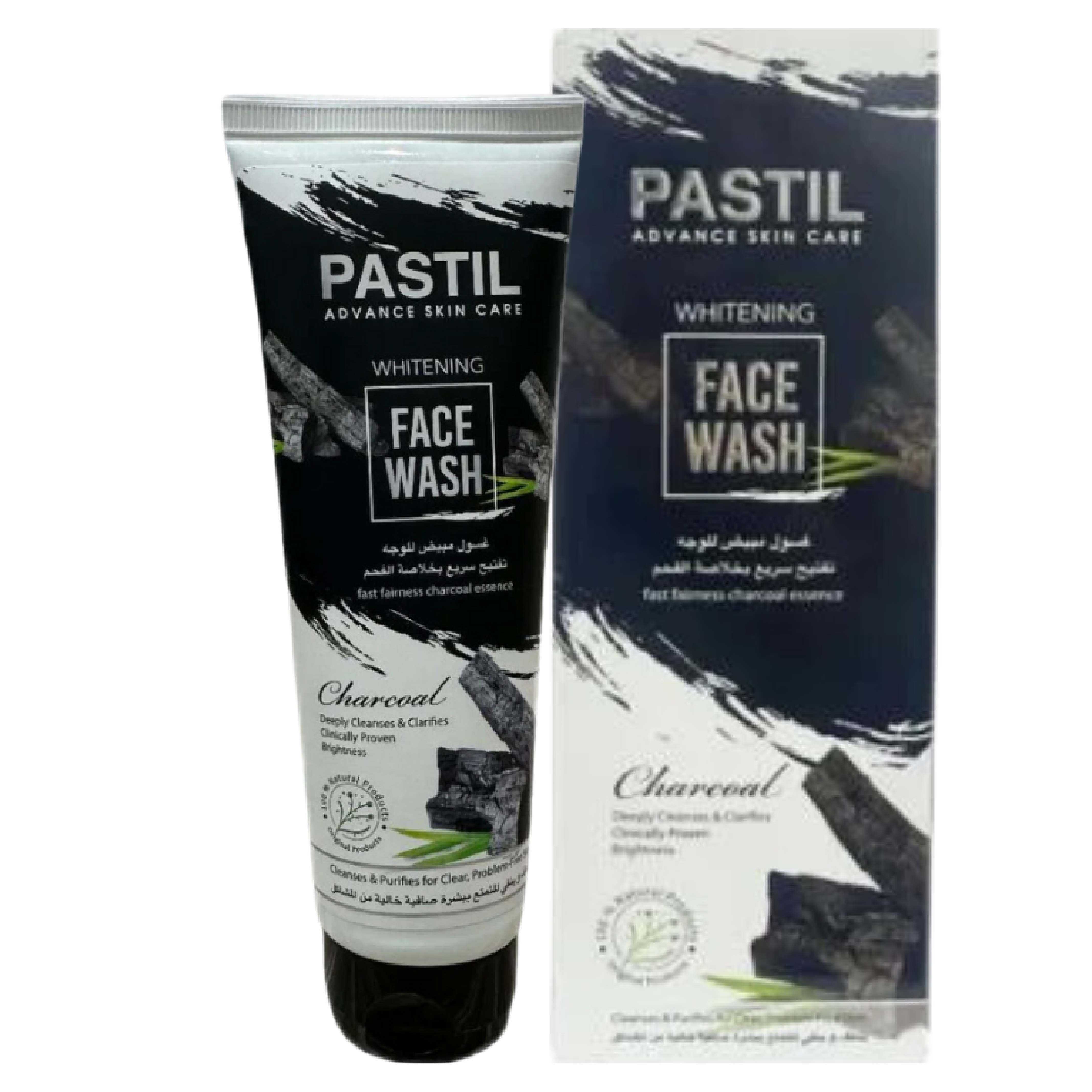 Pastil, Face Wash Charcoal, Deep cleansing face wash with activated charcoal, 125 ml