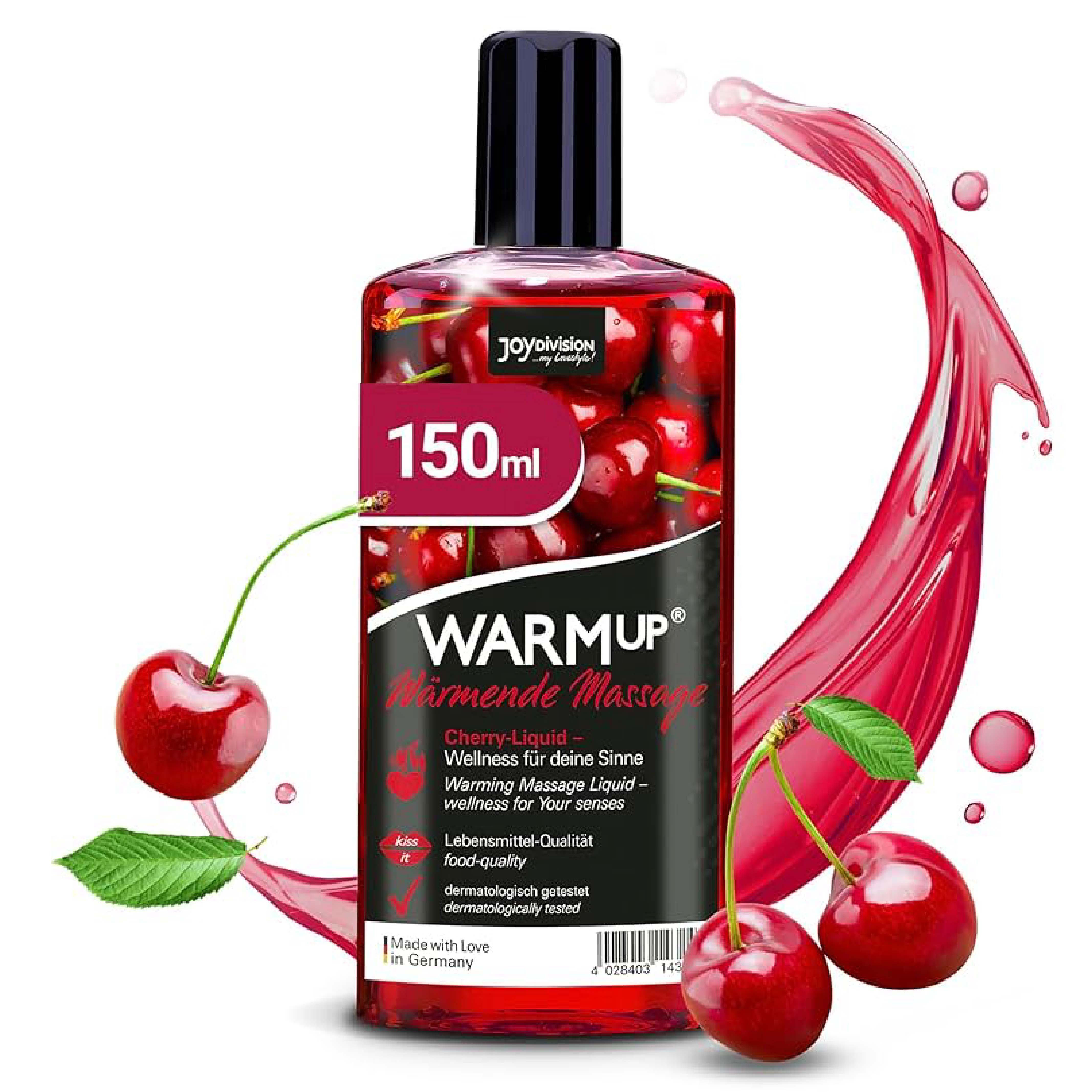 Joy Division Warm Up Cherry, Massage Oil 150 ml