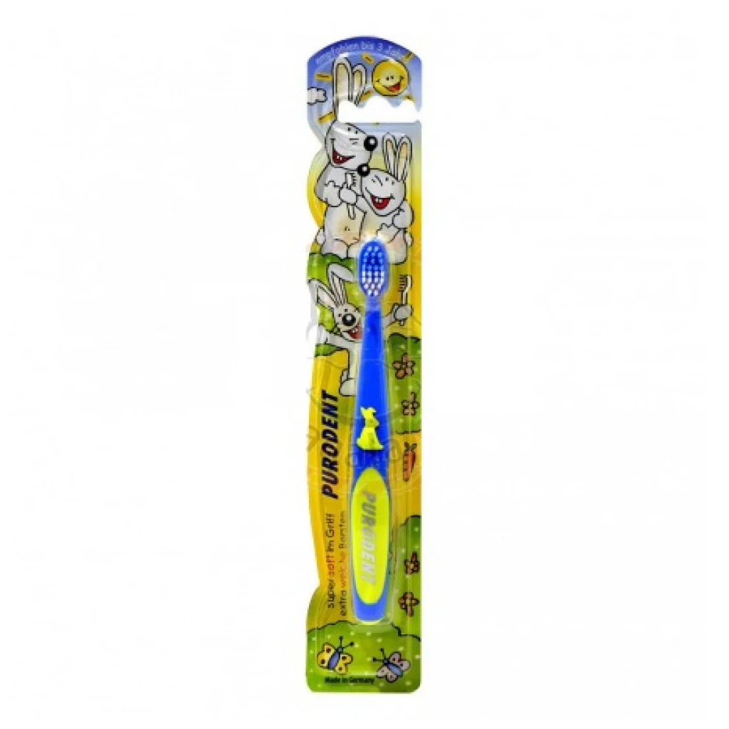 Purodent, Children Toothbrush 169 (3-7 Years), Soft bristle toothbrush designed for children ages 3-7