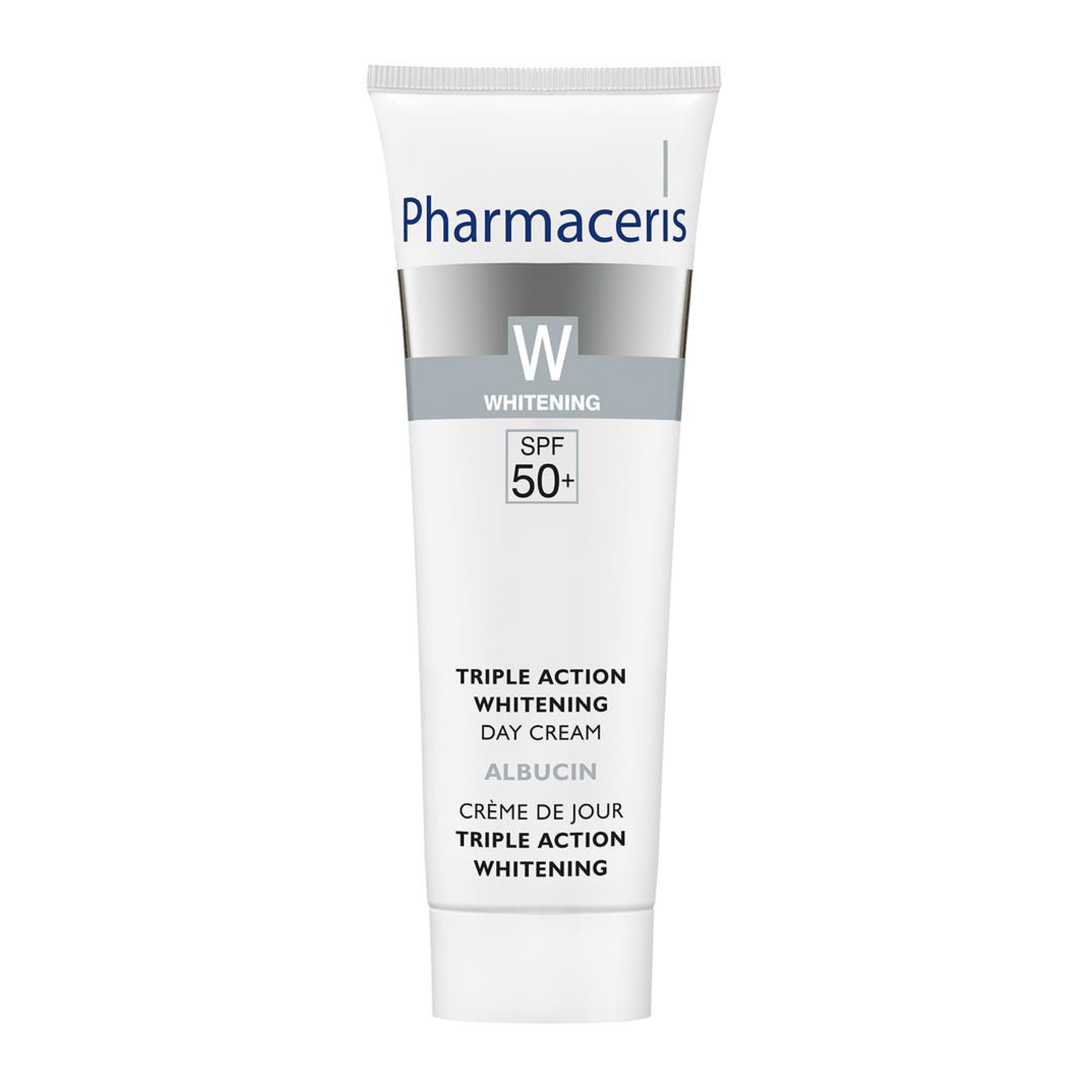 Pharmaceries, Albucin triple action skin lightening day cream SPF 50+, Skin brightening cream with high sun protection