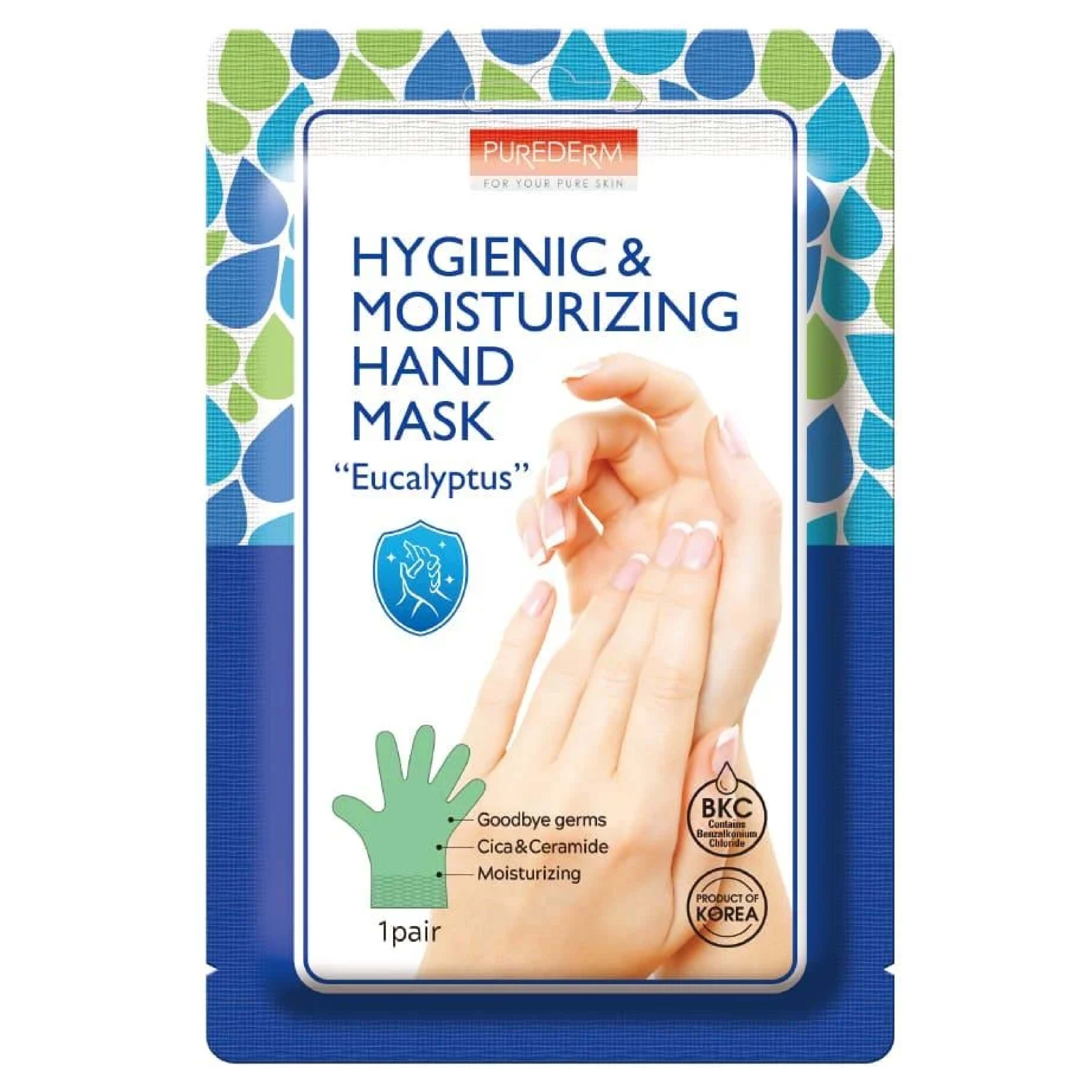 Purederm, Hygienic and Moisturizing Hand Mask, Deeply nourishes and protects hands