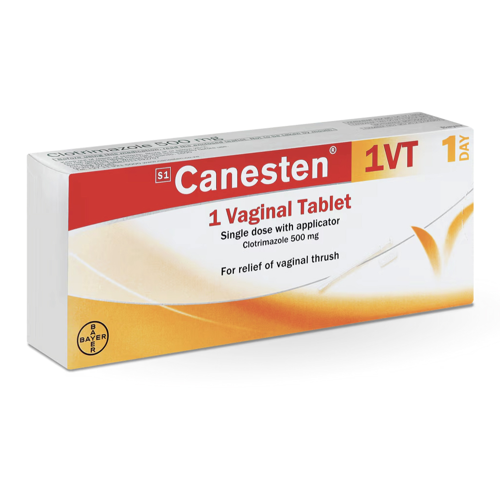 Canesten, Vaginal Tablet with Applicator, Antifungal treatment for vaginal infections, 1 tablet