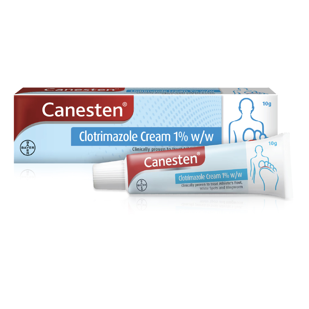 Canesten, Cream 1%, Antifungal cream for skin infections, 20 g
