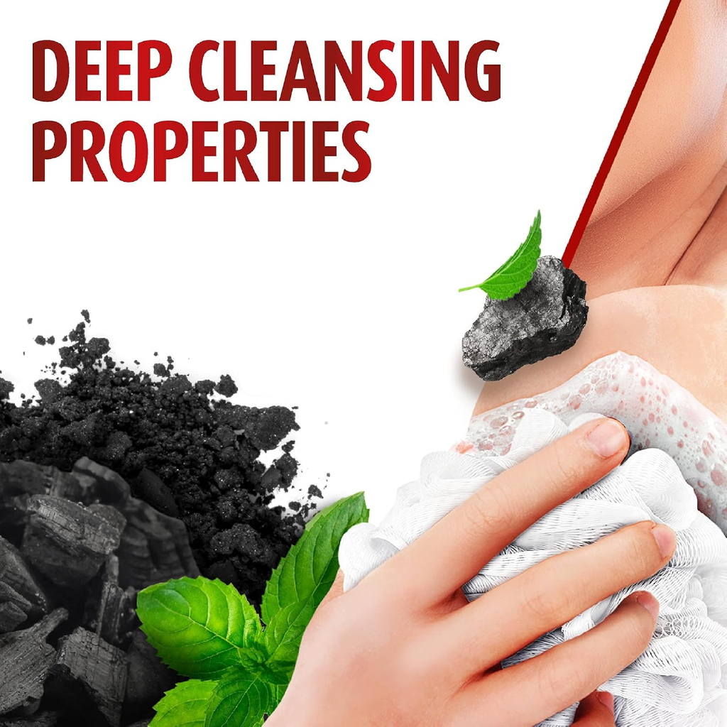 Lifebuoy, Charcoal Body Wash, Deep cleansing body wash with activated charcoal, 700ml