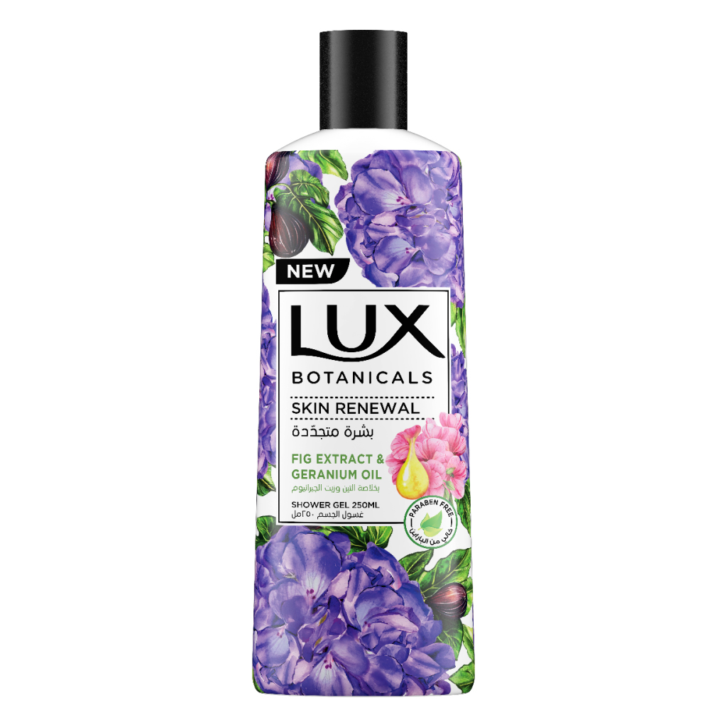Lux, Fig Extract & Vetiver Body Wash, Nourishing body wash with natural extracts, 250ml