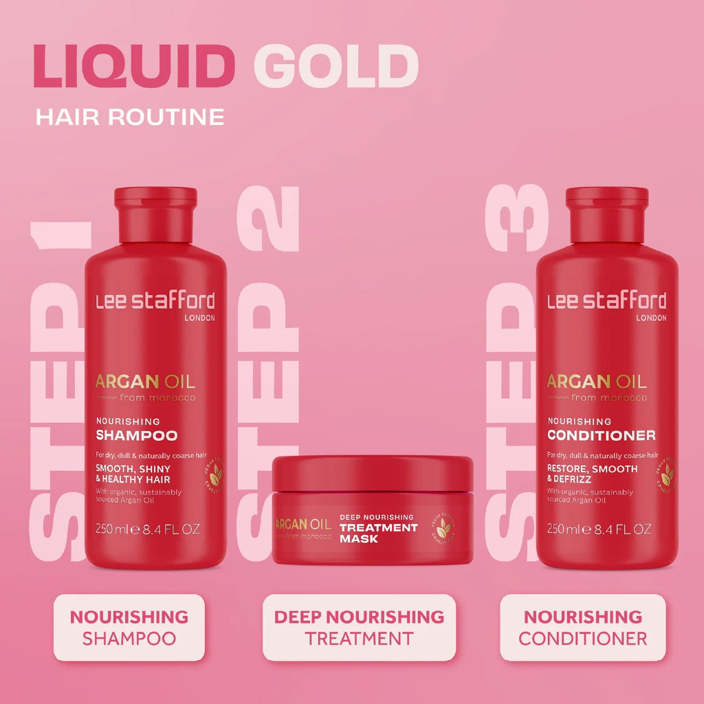 Lee Stafford, Argan Oil from Morocco Conditioner, Moisturizing and smoothing hair conditioner, 250ml