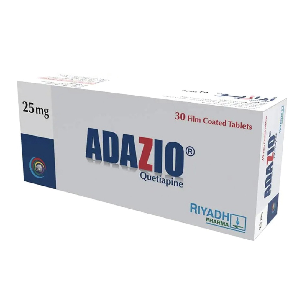 Adazio Quetiapine 25mg 20 Tablets