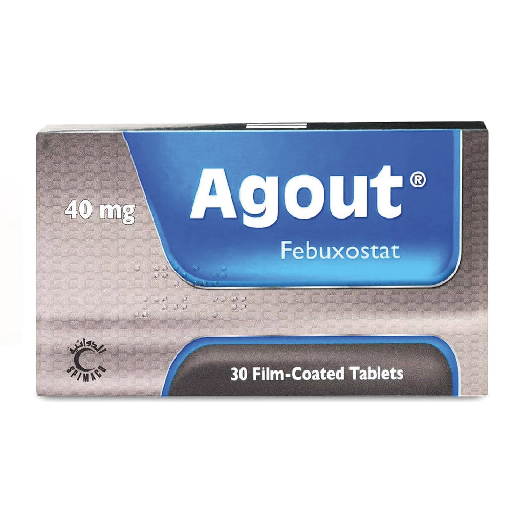 Agout Febuxostat 40mg 30 Tablets