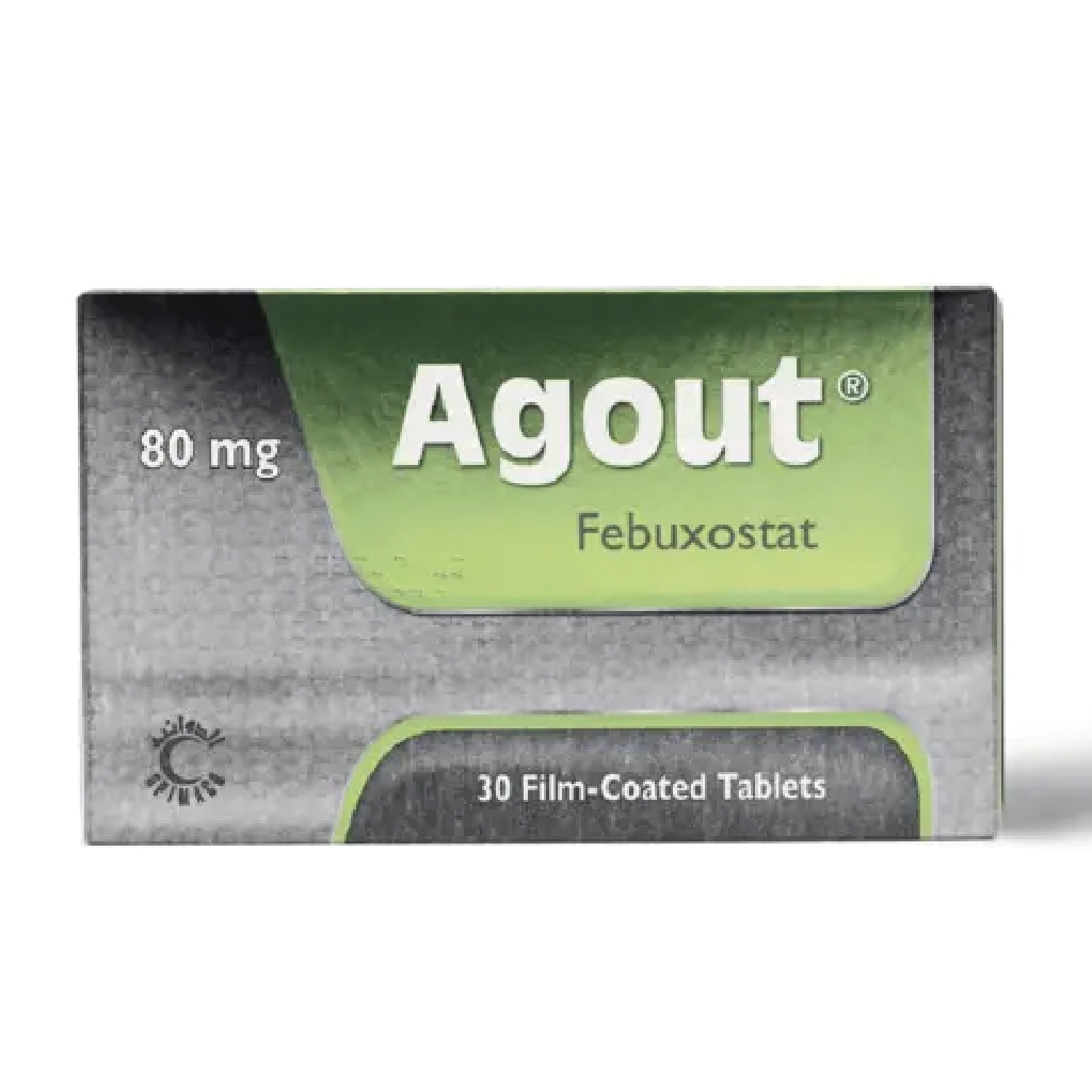 Agout Febuxostat 80mg 30 Tablets