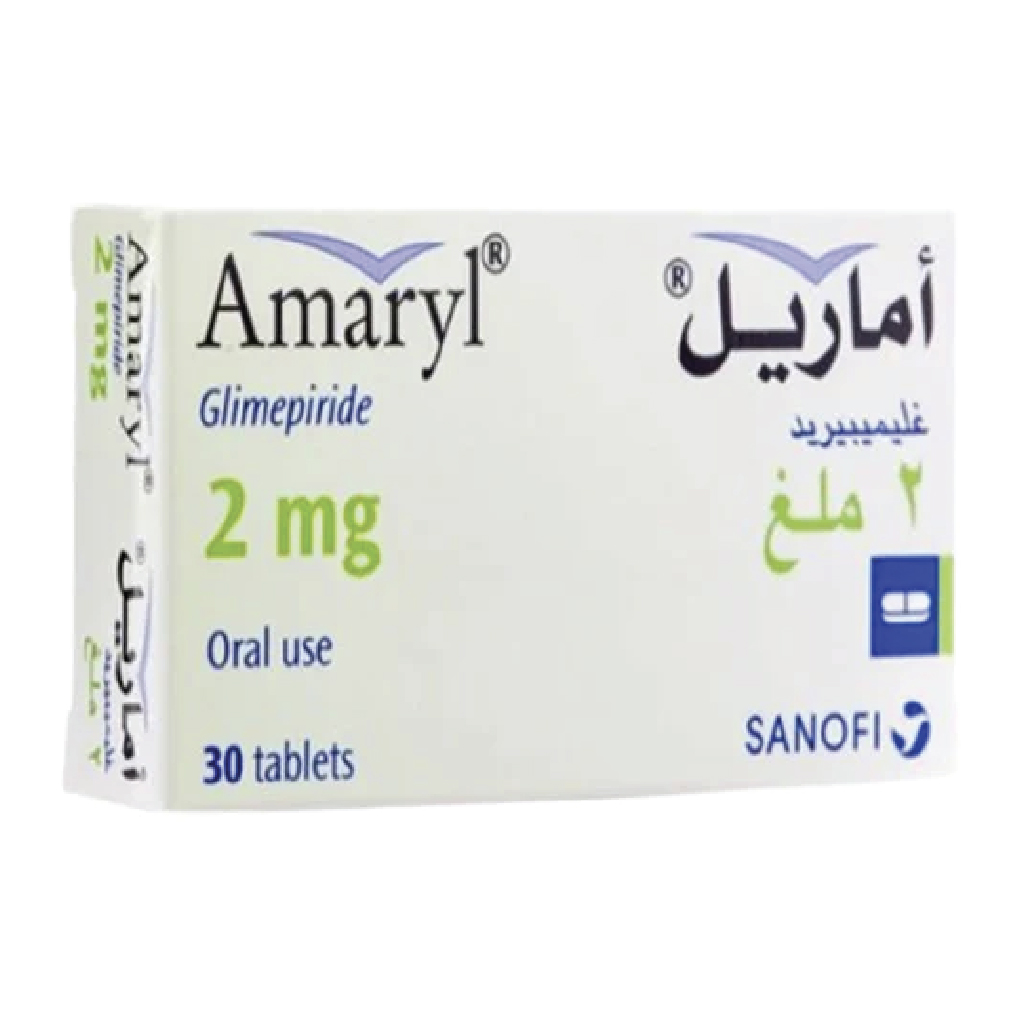 Amaryl Glimeperide 2mg 30 Tablets
