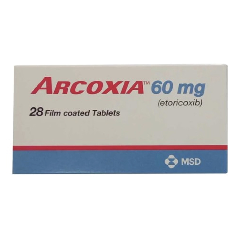 Arcoxia 60mg 28 Tablets