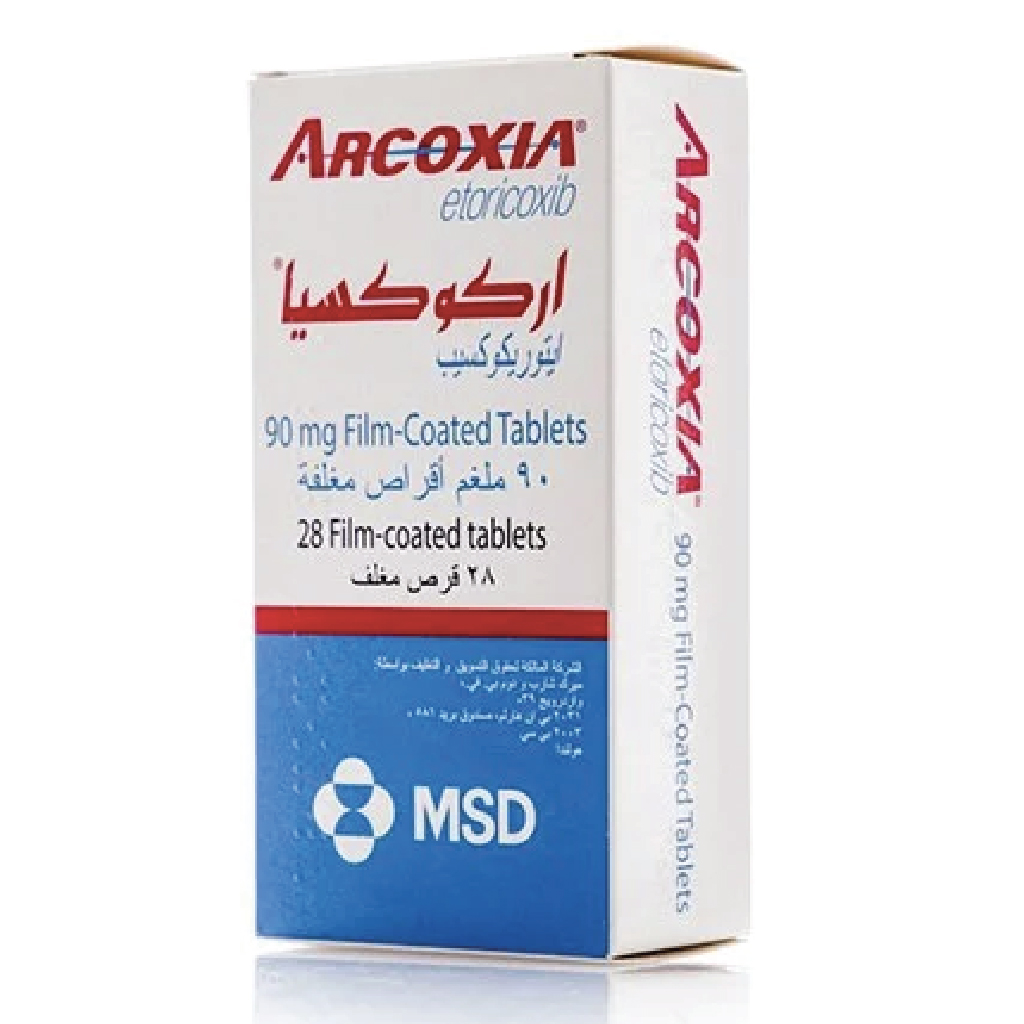 Arcoxia 90mg 28 Tablets