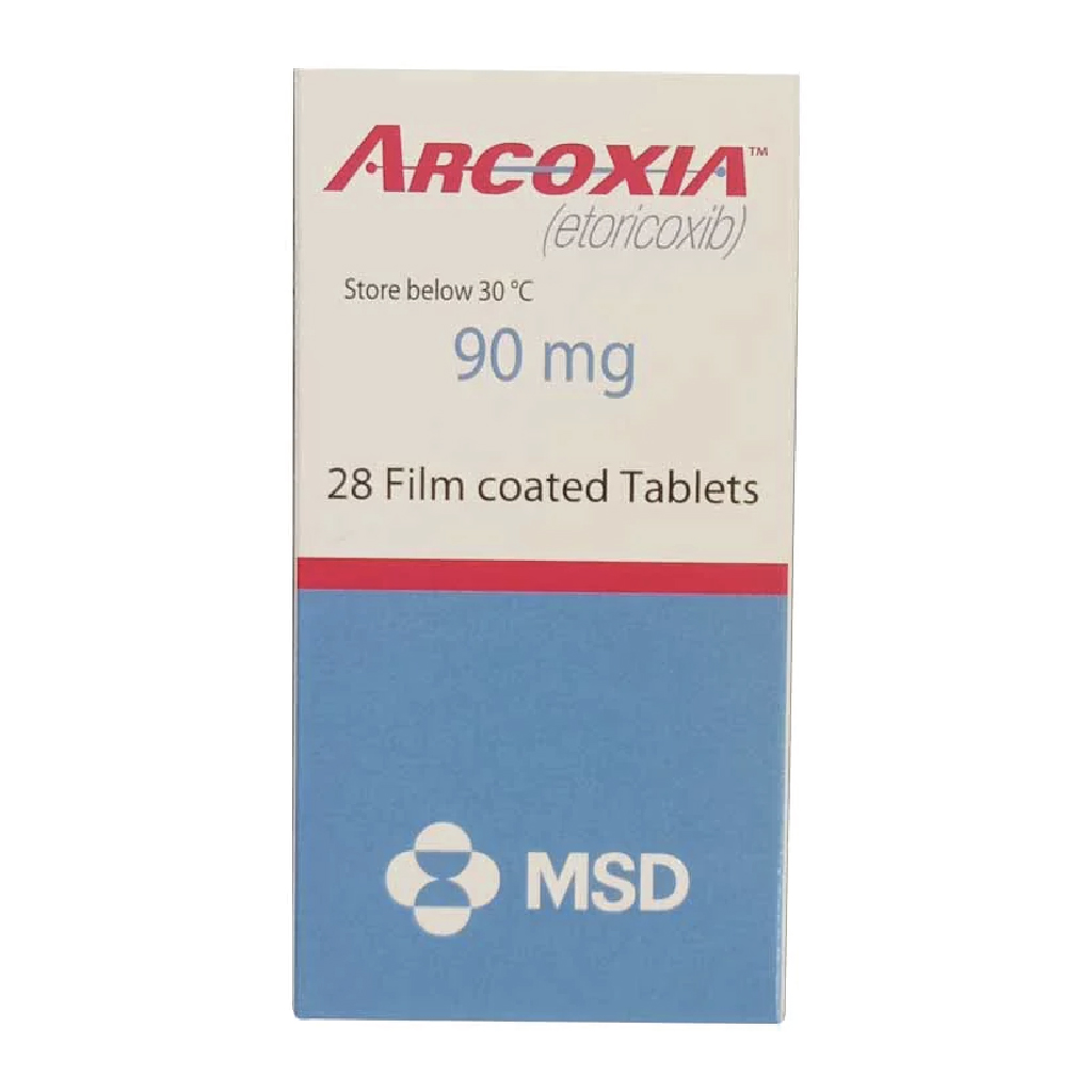 Arcoxia 90mg 28 Tablets
