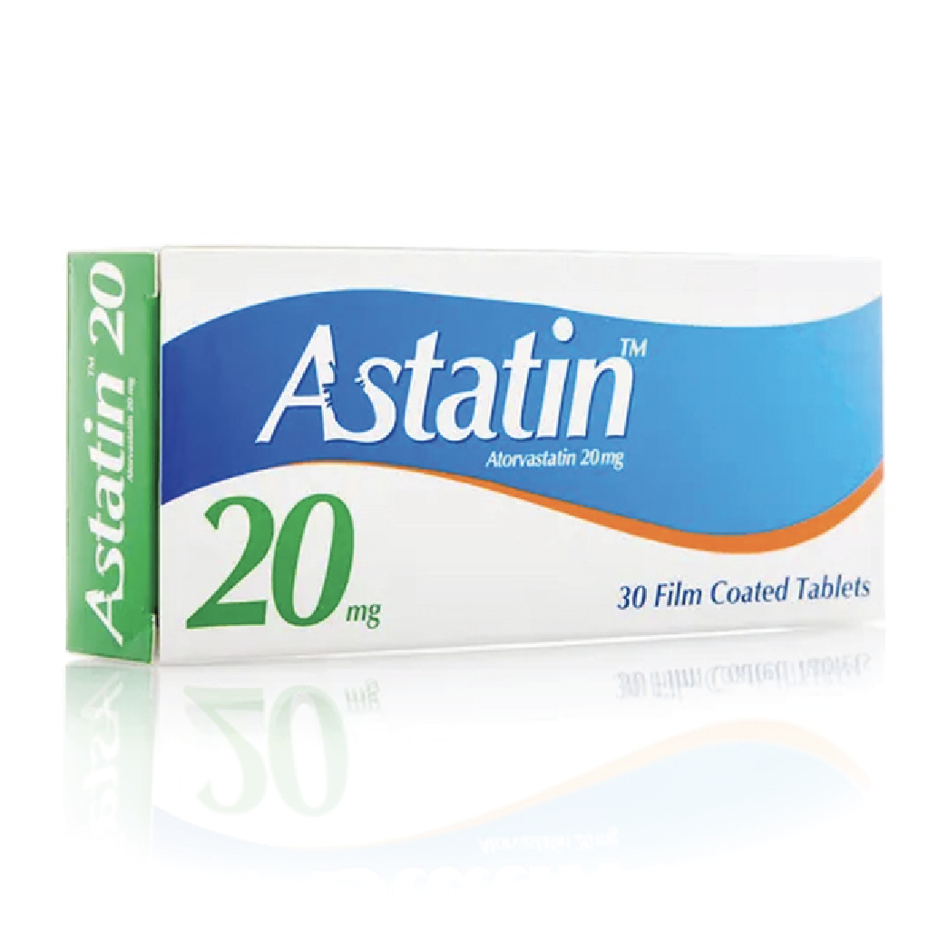 Astatin 20mg 30 Tablets