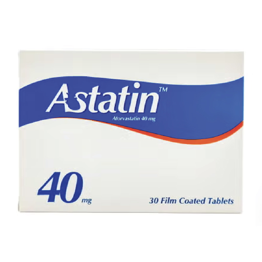 Astatin, 40 mg tablets, Prescription medication for thyroid hormone replacement, 30 tablets