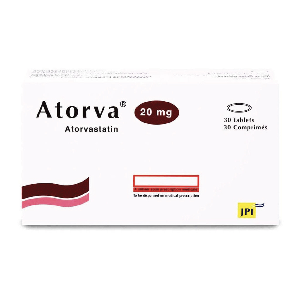 Atorva 20mg 30 Tablets