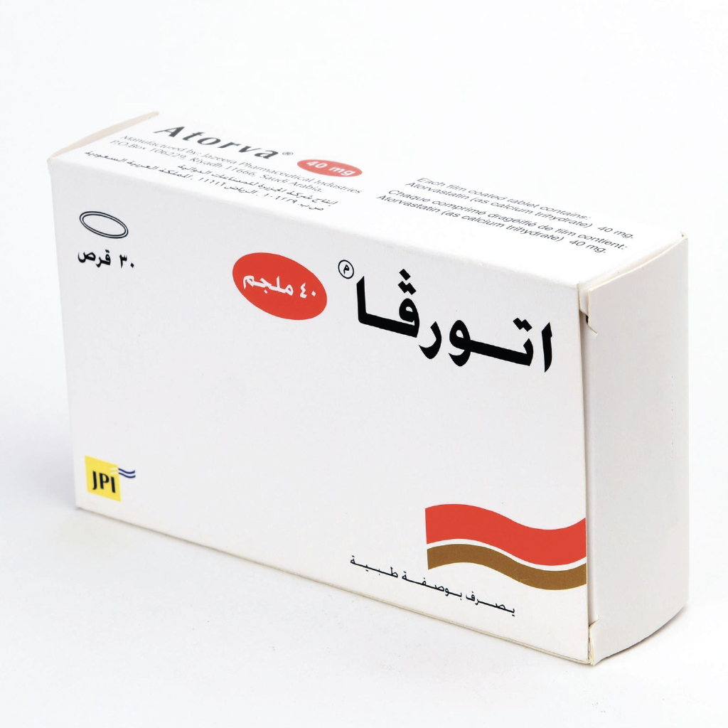 أتورفا 40 ملغ 30 قرص