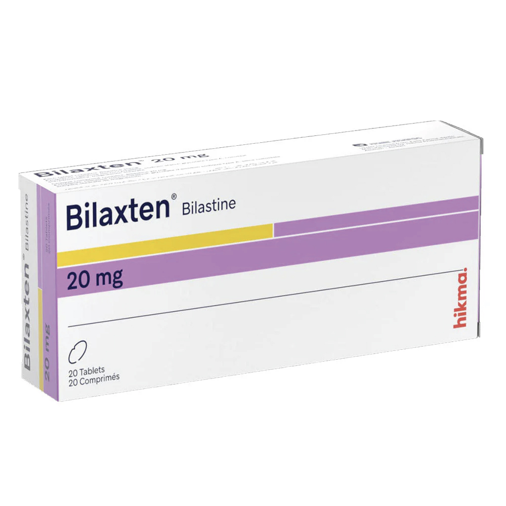 Bilaxten Bilastine 20mg 20 Tablets