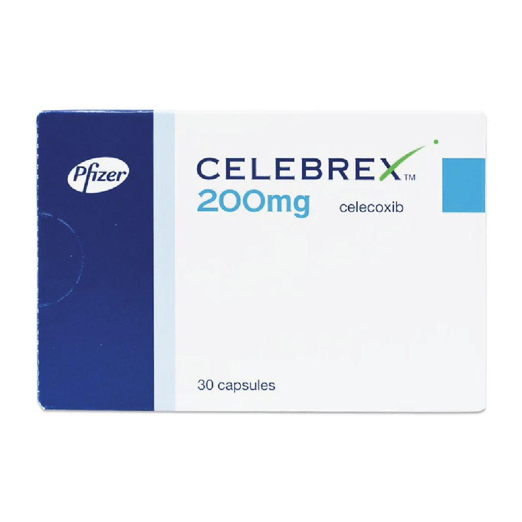 Celebrex, 200mg Capsules, Anti-inflammatory pain relief medication, 20 capsules
