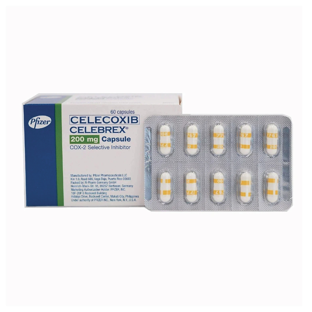 Celebrex, 200mg Capsules, Anti-inflammatory pain relief medication, 20 capsules