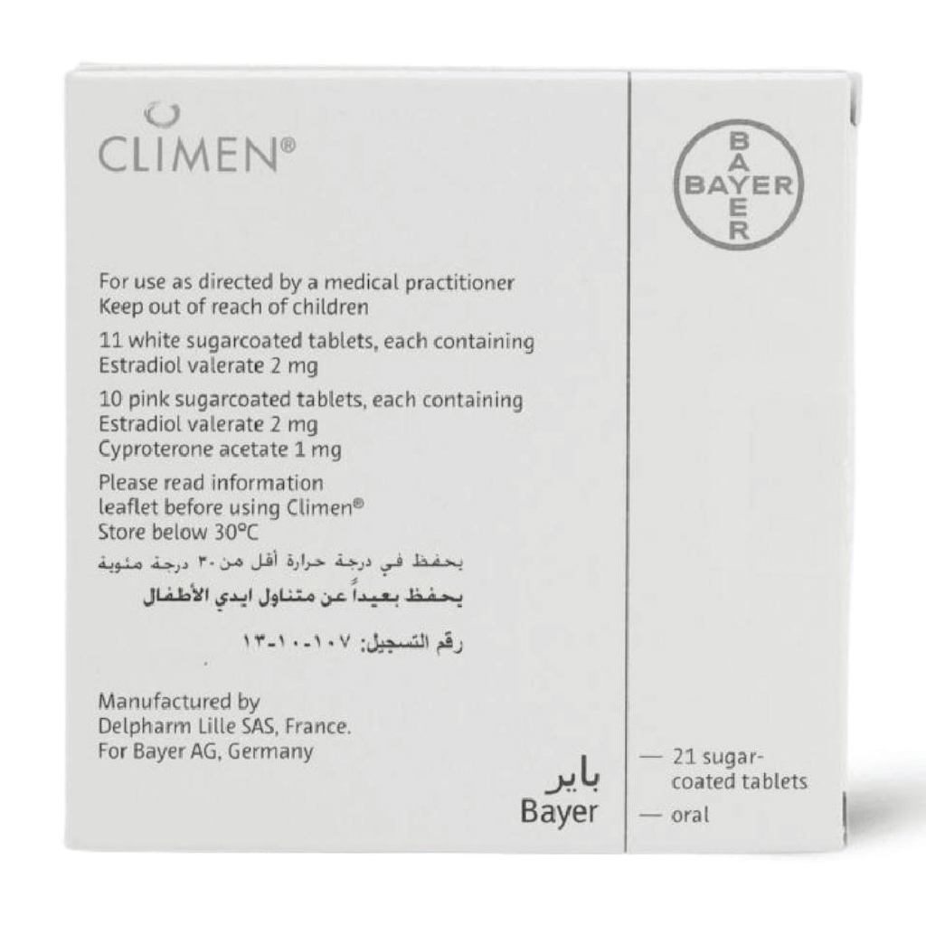 Climen Contraceptive Pills 21 Tablets