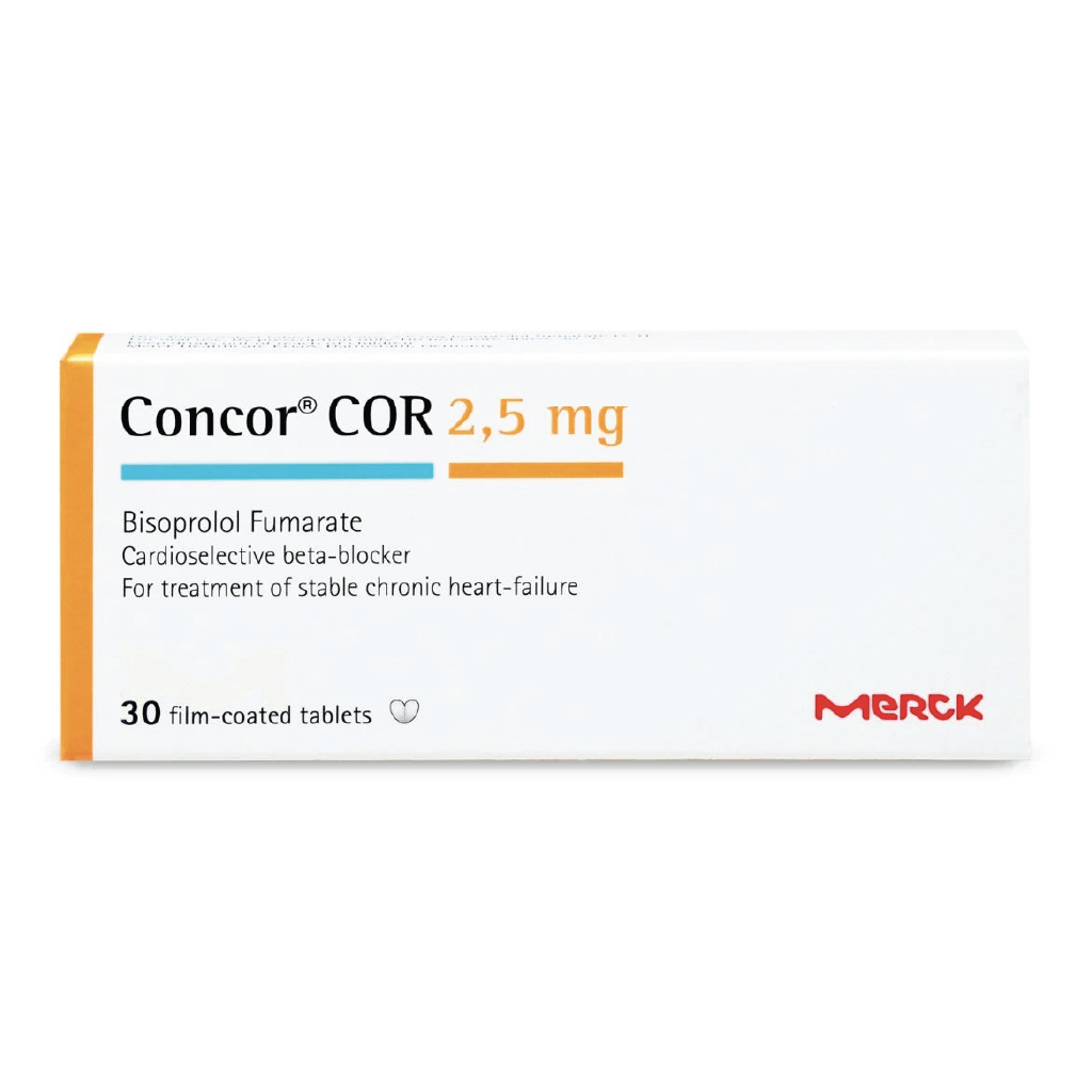 Concor Cor 2.5mg 30 Tablets
