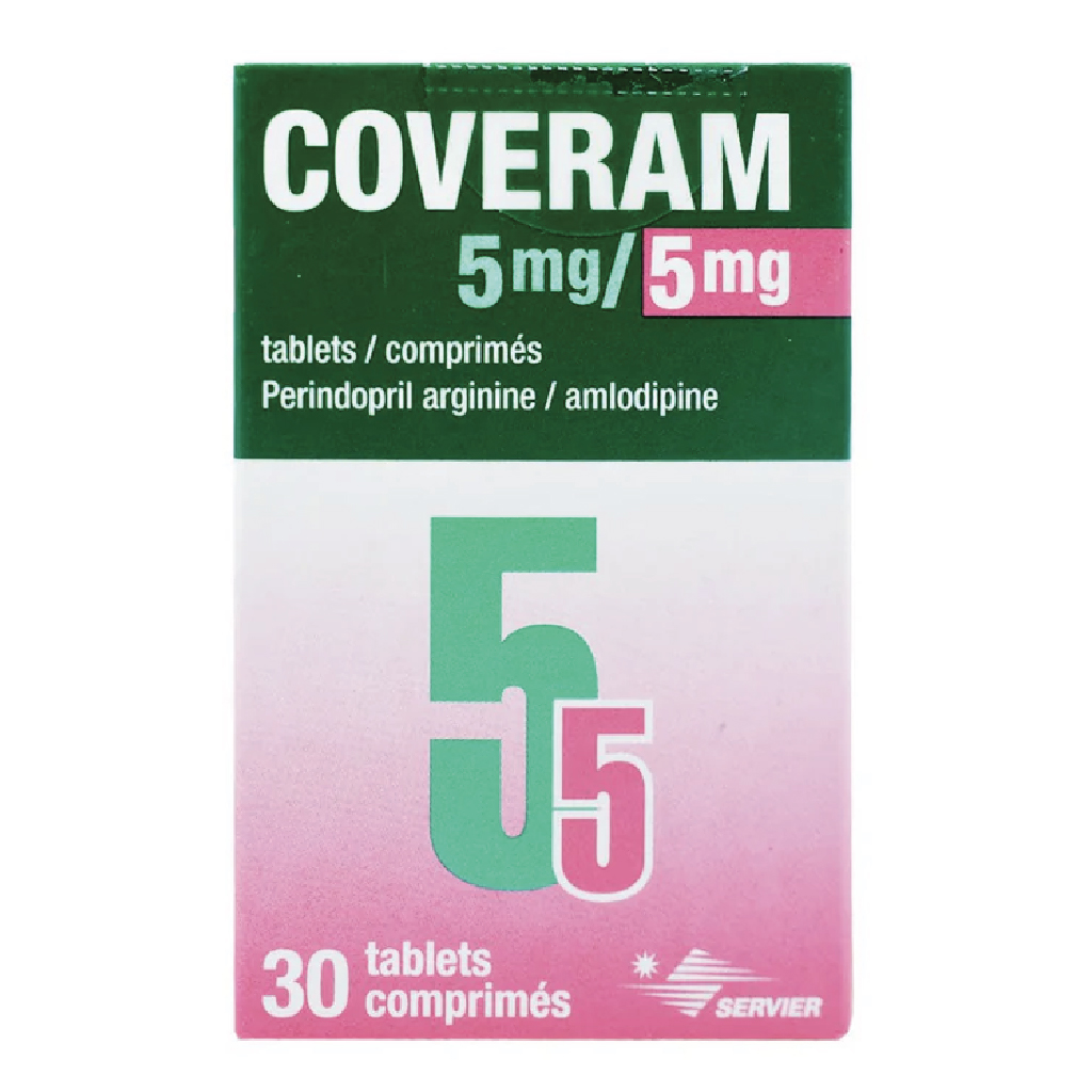 Coveram 5mg/5mg 30 Tablets