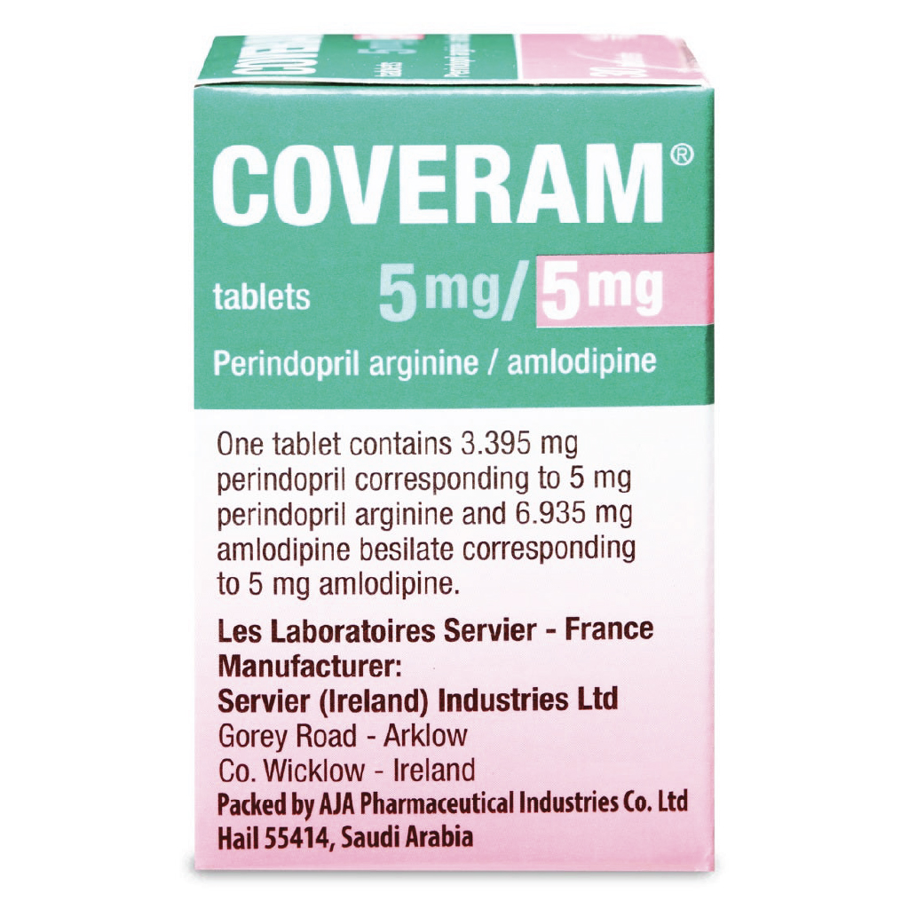 Coveram 5mg/5mg 30 Tablets