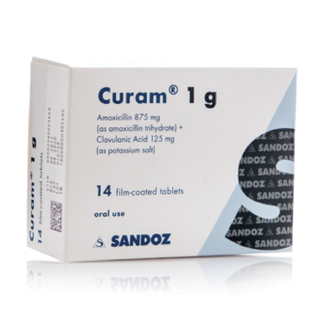 Curam 1g 14 Tablets