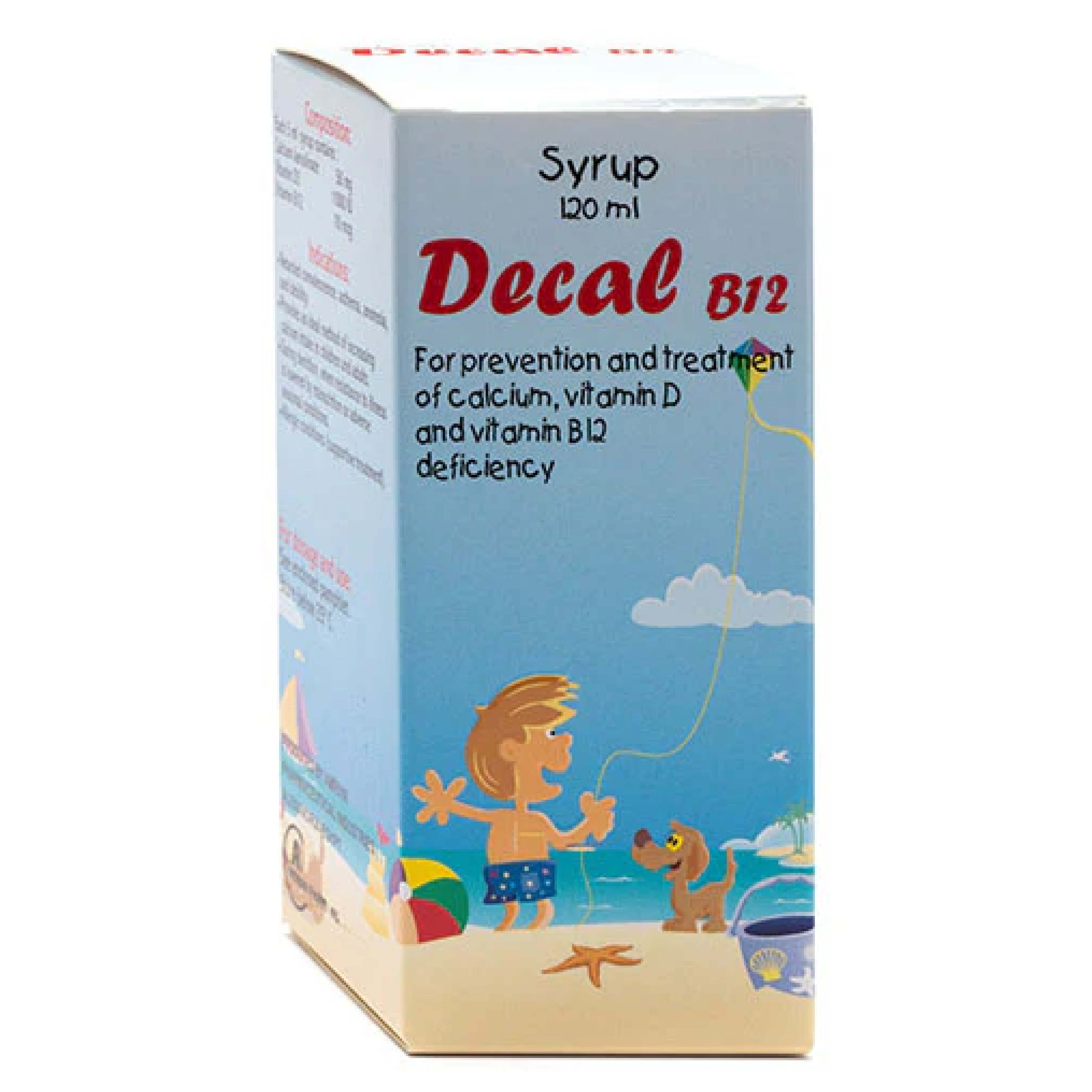 Decal, B12 supplement, Vitamin B12 liquid supplement for energy support, 120 ml